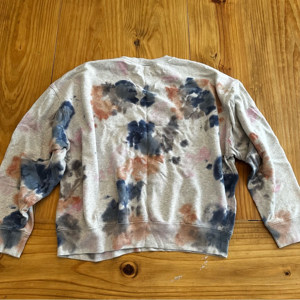 PINK Victoria's Secret Multicolor Tie-Dye Crewneck Sweatshirt - Picture 2 of 5